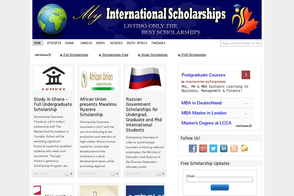 Site using AVH Extended Categories Widgets plugin