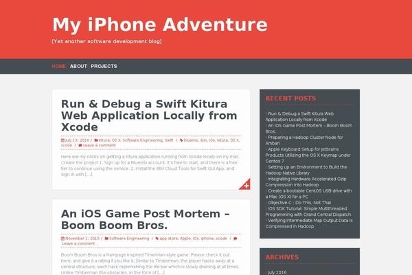Solon theme site design template sample