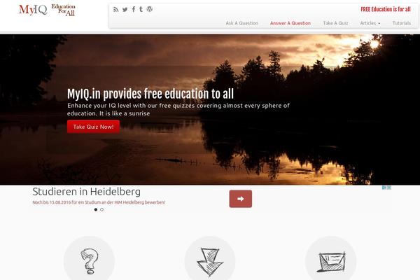 Customizr theme site design template sample