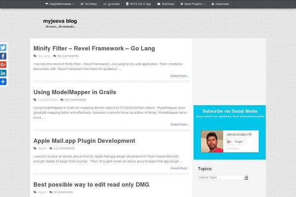 WordPress website example screenshot