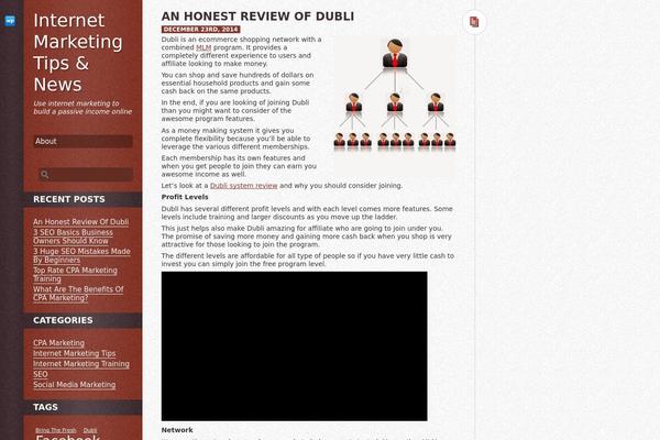 DailyPost theme site design template sample