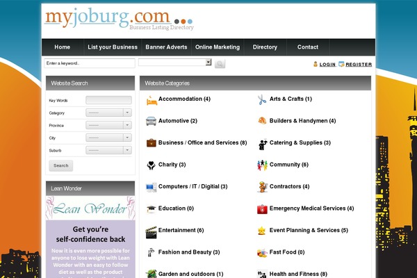 Directorypress theme site design template sample