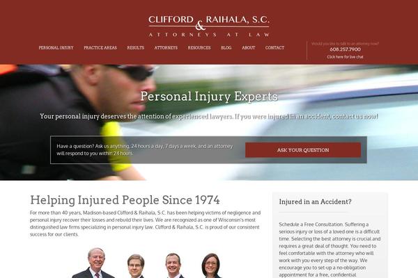 Rise theme site design template sample