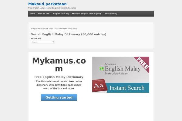 Site using AJAX Post Search plugin