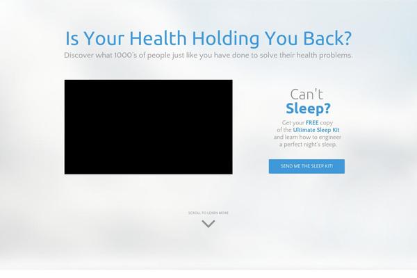 Landy theme site design template sample