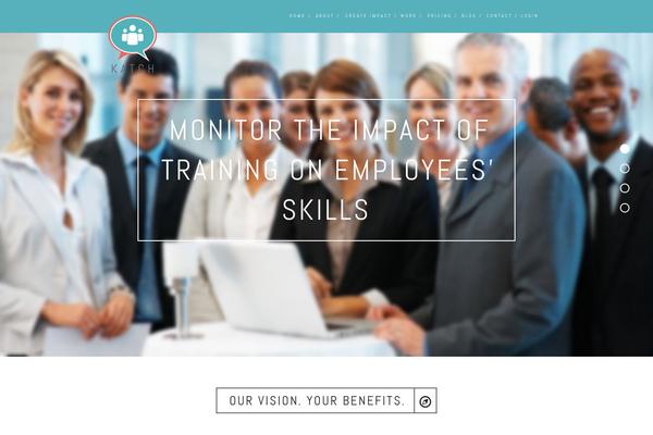 Haven theme site design template sample