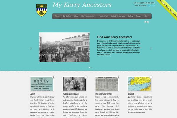Feather theme site design template sample