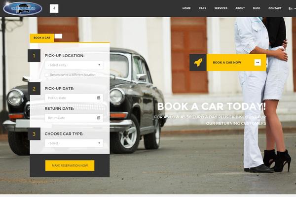 Autorent theme site design template sample