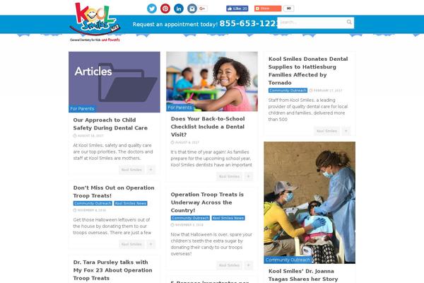 mykoolsmilesblog.com site used Compasso