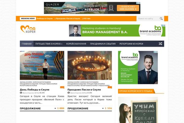 FlyingNews theme site design template sample