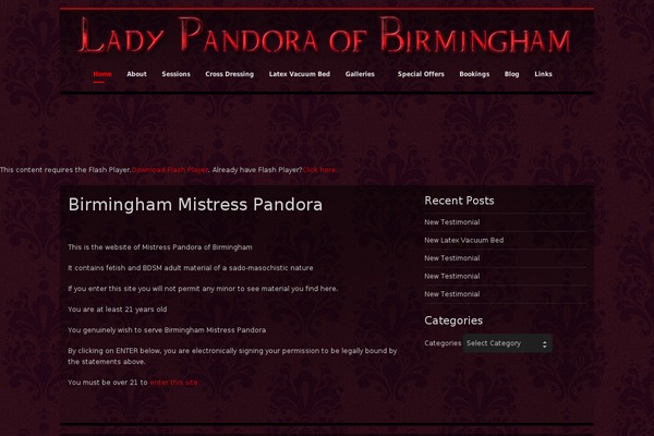 Vernissage theme site design template sample