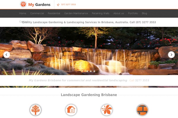 mylandscapingbrisbane.com site used Orangecore