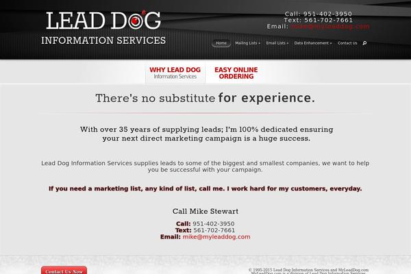 Nova theme site design template sample