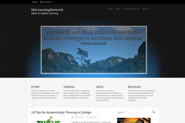 Olya theme site design template sample