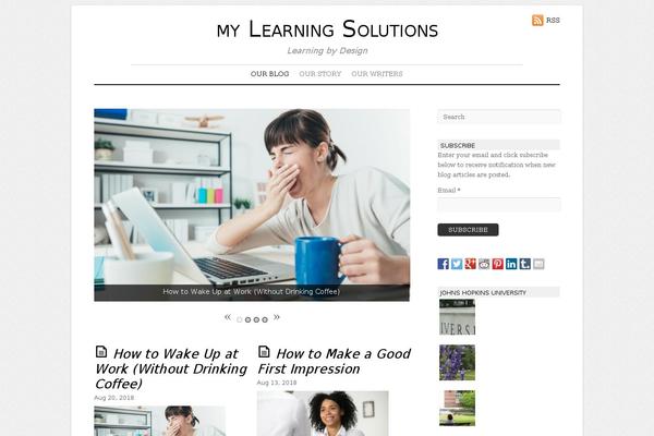 Elemin theme site design template sample