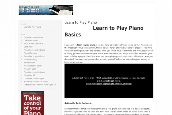 Tiga theme site design template sample