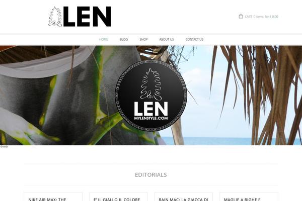 Legenda theme site design template sample