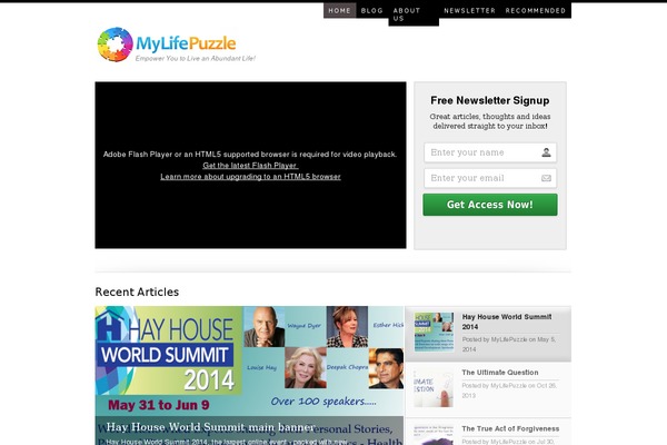Thesis 1.8.5 theme site design template sample