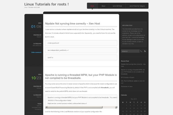 monochrome theme site design template sample