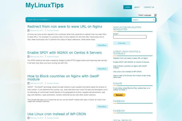 mylinuxtips.info site used Frensta