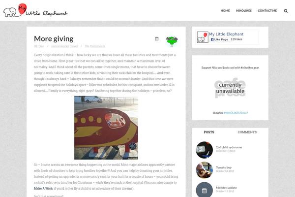 Breeze theme site design template sample