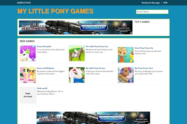 Hero theme site design template sample