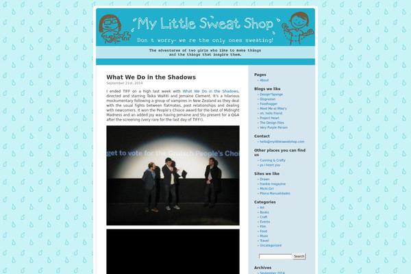 Default theme site design template sample