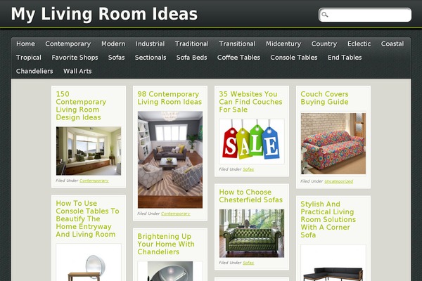 PinBlack theme site design template sample