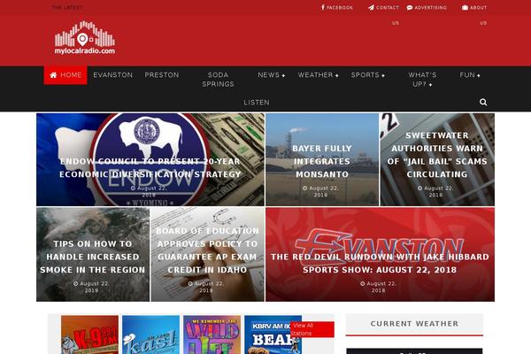 Valenti theme site design template sample