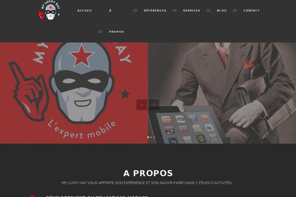 Stockholm theme site design template sample