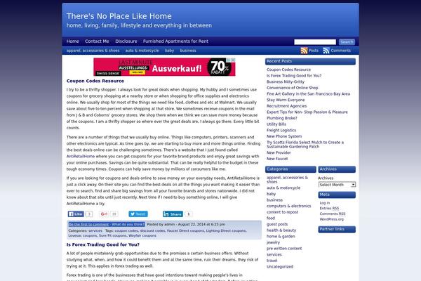 HeatMap Adsense Theme theme site design template sample
