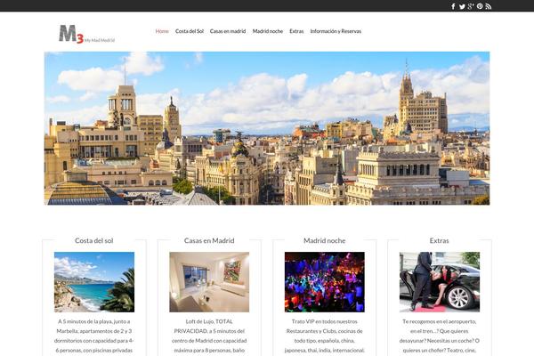 Tyrion theme site design template sample