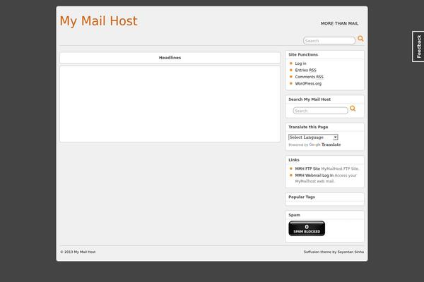 Site using Magic Contact plugin