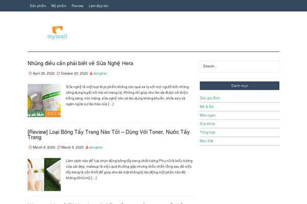 Paradise theme site design template sample