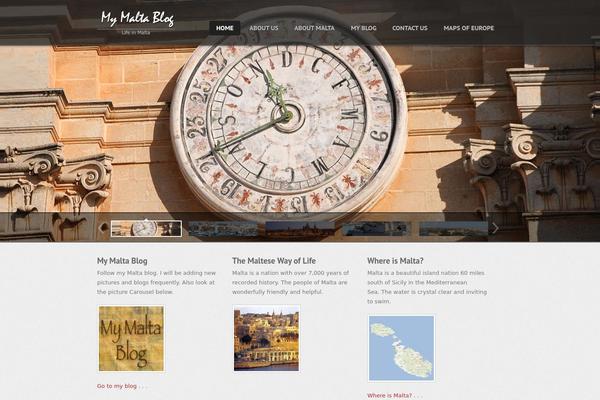 Momento theme site design template sample