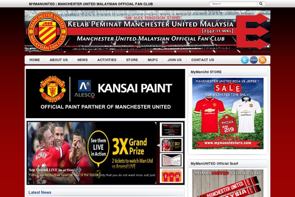 Bluesport theme site design template sample