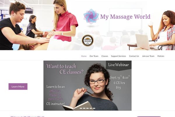 Spacious theme site design template sample