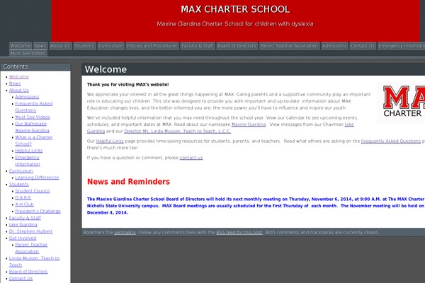 Site using font-resizer plugin