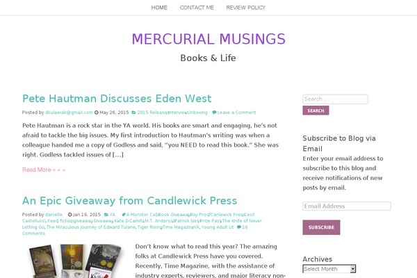 Birch theme site design template sample