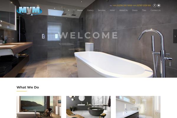Construction theme site design template sample