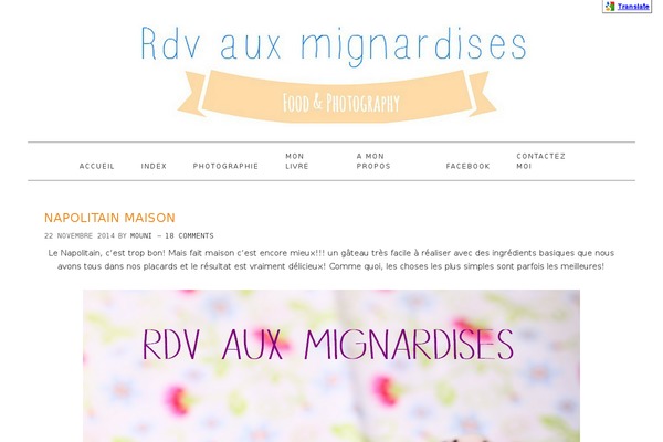 mymignardise.fr site used WOWMAG