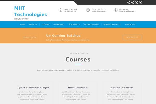 avenue theme site design template sample