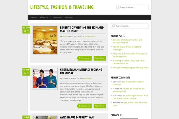 GreenChili theme site design template sample