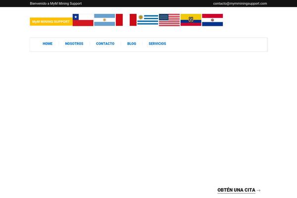 Megabuilder theme site design template sample