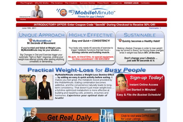 mymobileminute.com site used Kinyonga