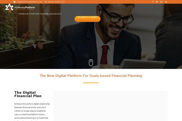 The7 Child theme site design template sample