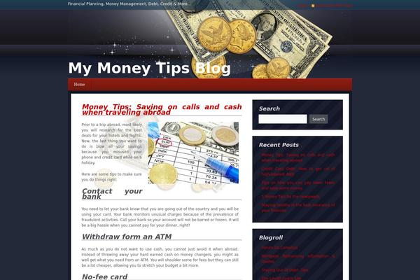 Piggie Bank theme site design template sample