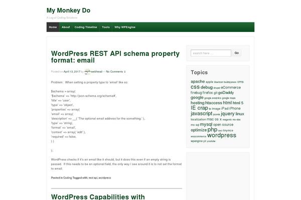 mymonkeydo.com site used My-monkeydo