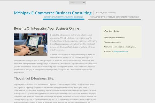 WEN Business theme site design template sample