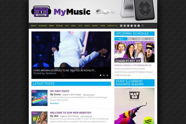 Megla theme site design template sample